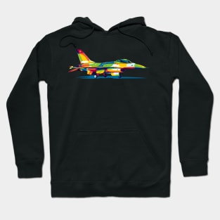 F-16 Standby in Pop Art Hoodie